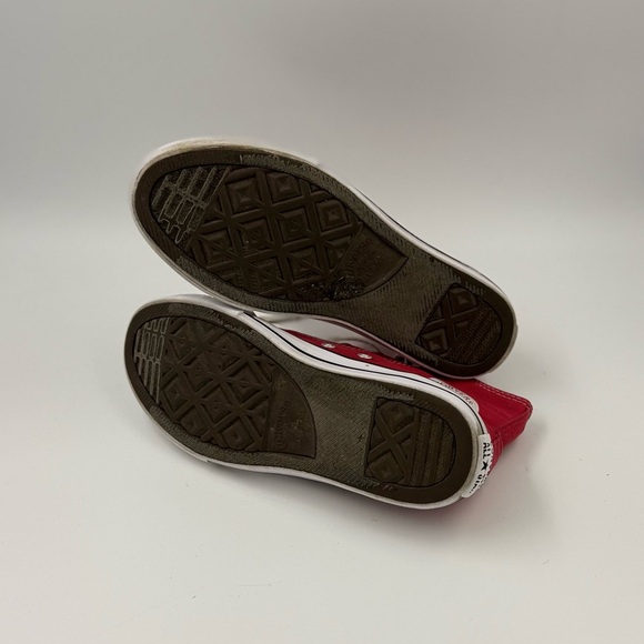 Converse all star red high top kids size 3 - Picture 3 of 6